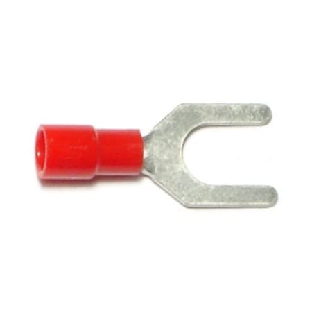 Midwest Fastener Fork Terminal, 18 AWG, Plastic Insulated, 15 PK 69984